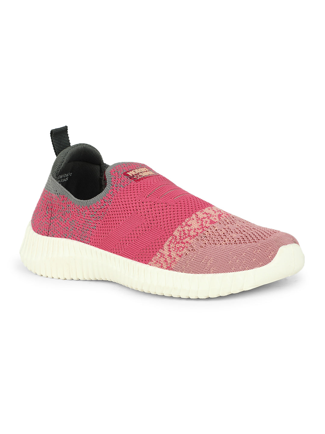 North Star Girl's Pink Casual Slip-on Shoes - Pink - View 1