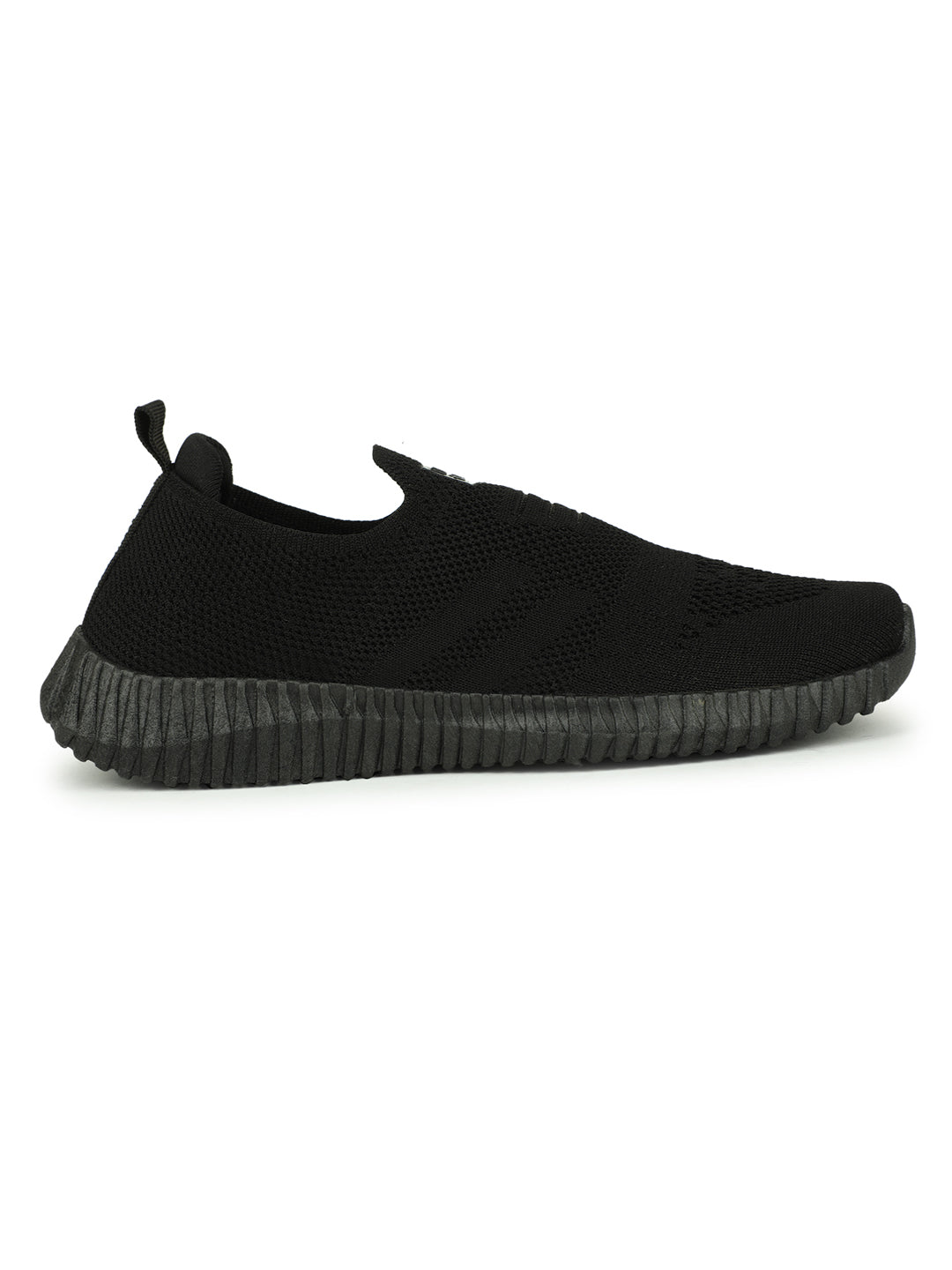 Bata Kids Unisex Black Casual Slip-on Shoes - Black - View 2
