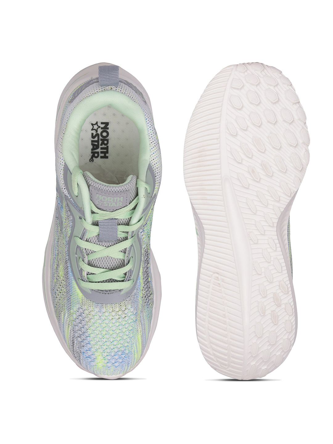 North Star Boy's Light Green Casual Lace-up Shoes - Light Green - View 4