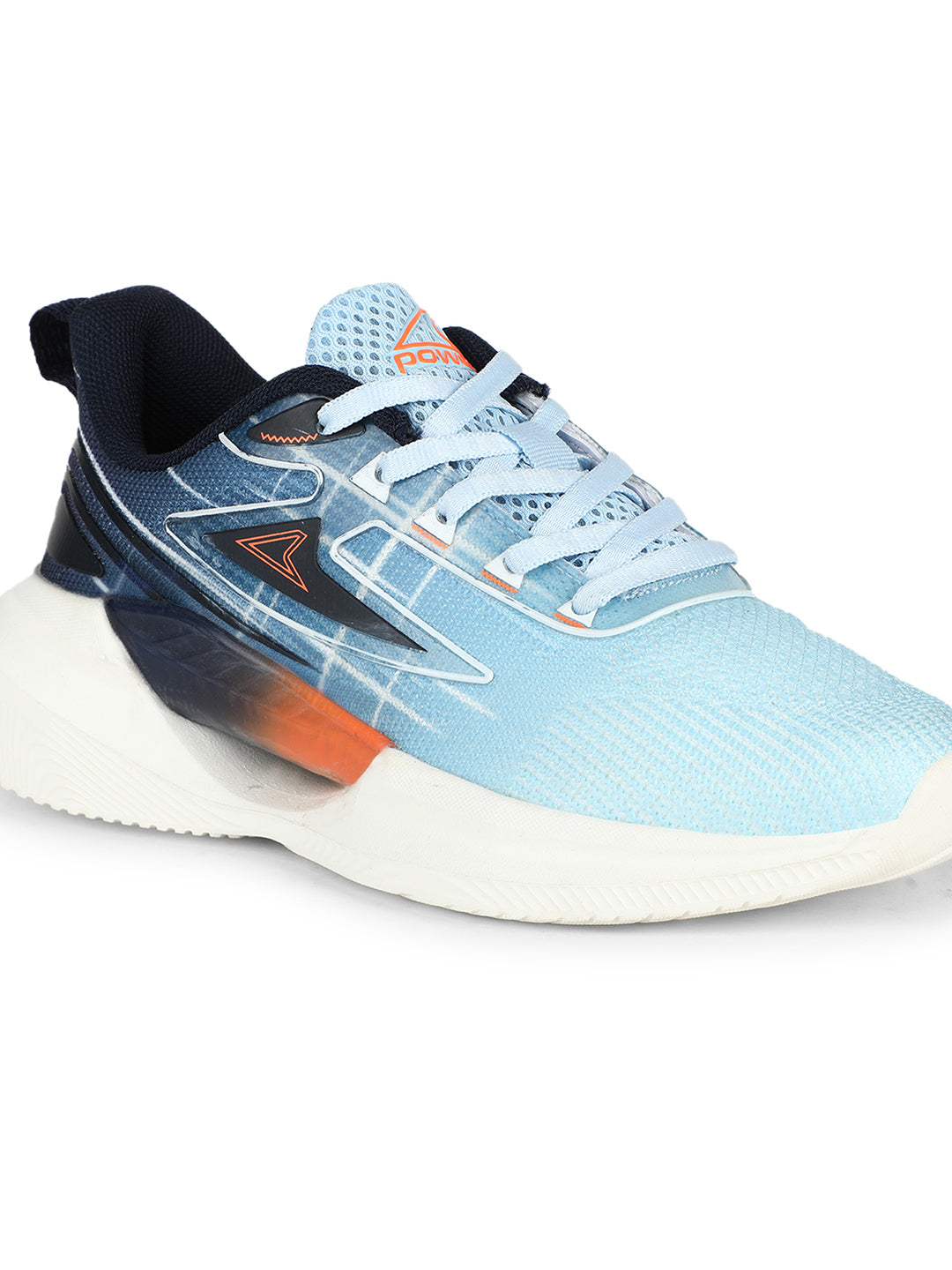 Power Boys Lace-up Sports Shoes - Navy Blue - View 5