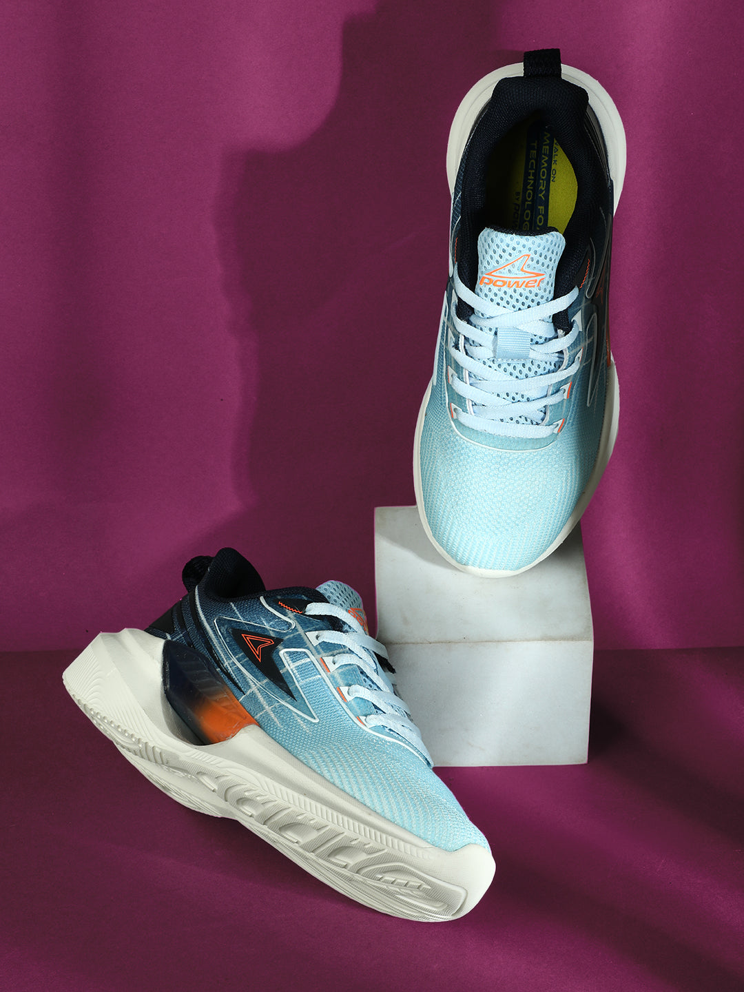 Power Boys Lace-up Sports Shoes - Navy Blue - View 6