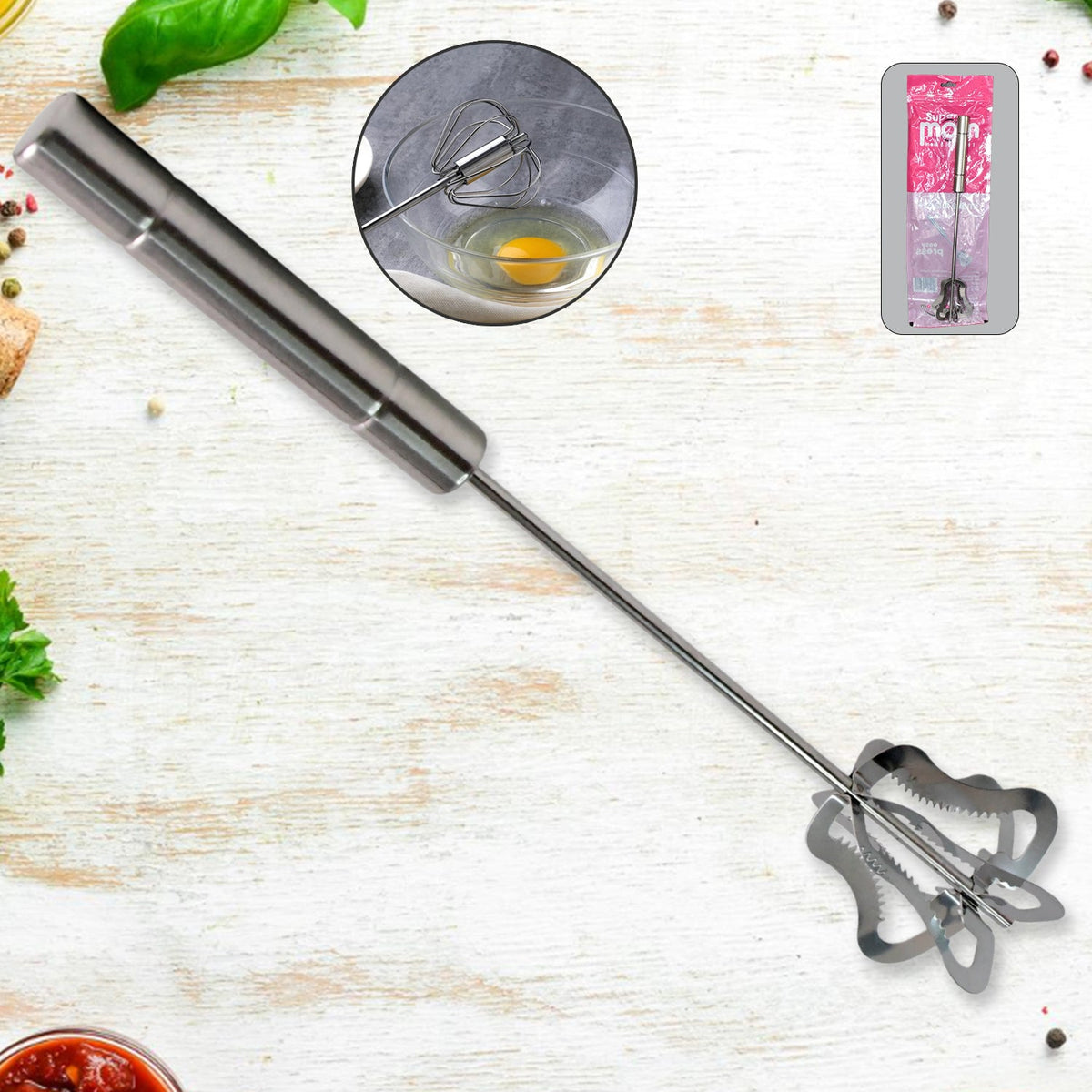 Supermom Handy Stainless Steel Churner HP DD