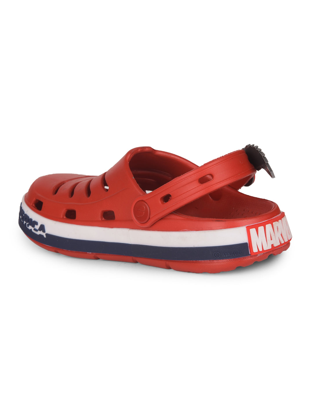 Floatz Boy's Red Casual Clog Sandal - Red - View 3