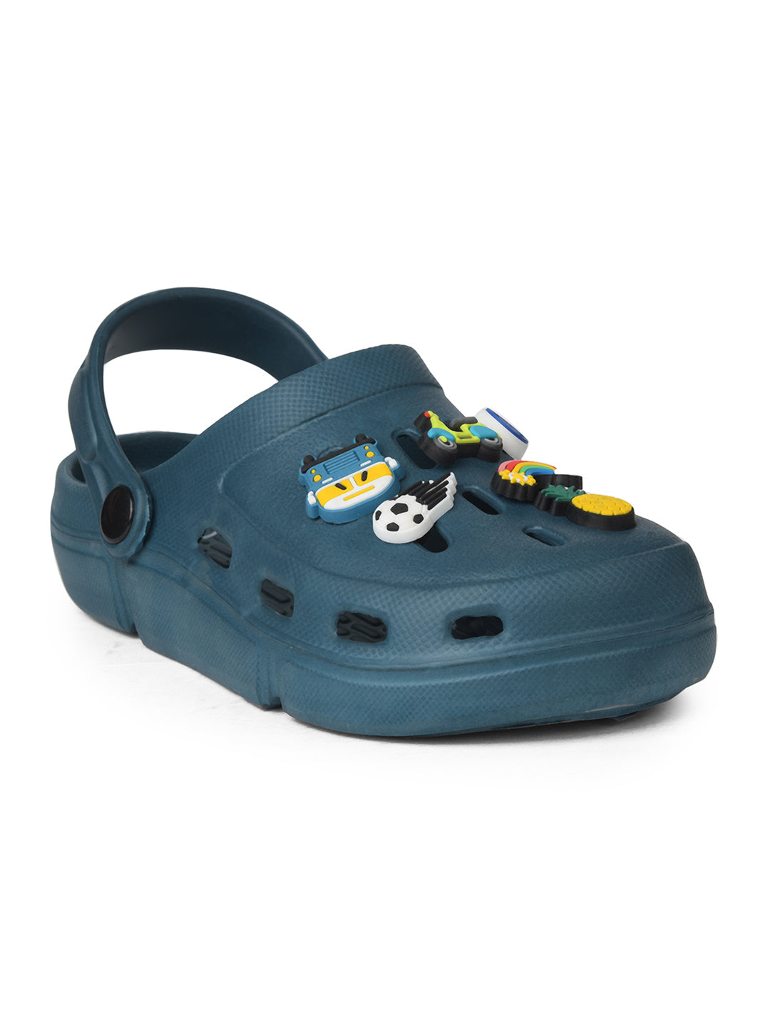 Bubblegummers Kids Unisex Blue Casual Clog Sandal - Blue - View 1