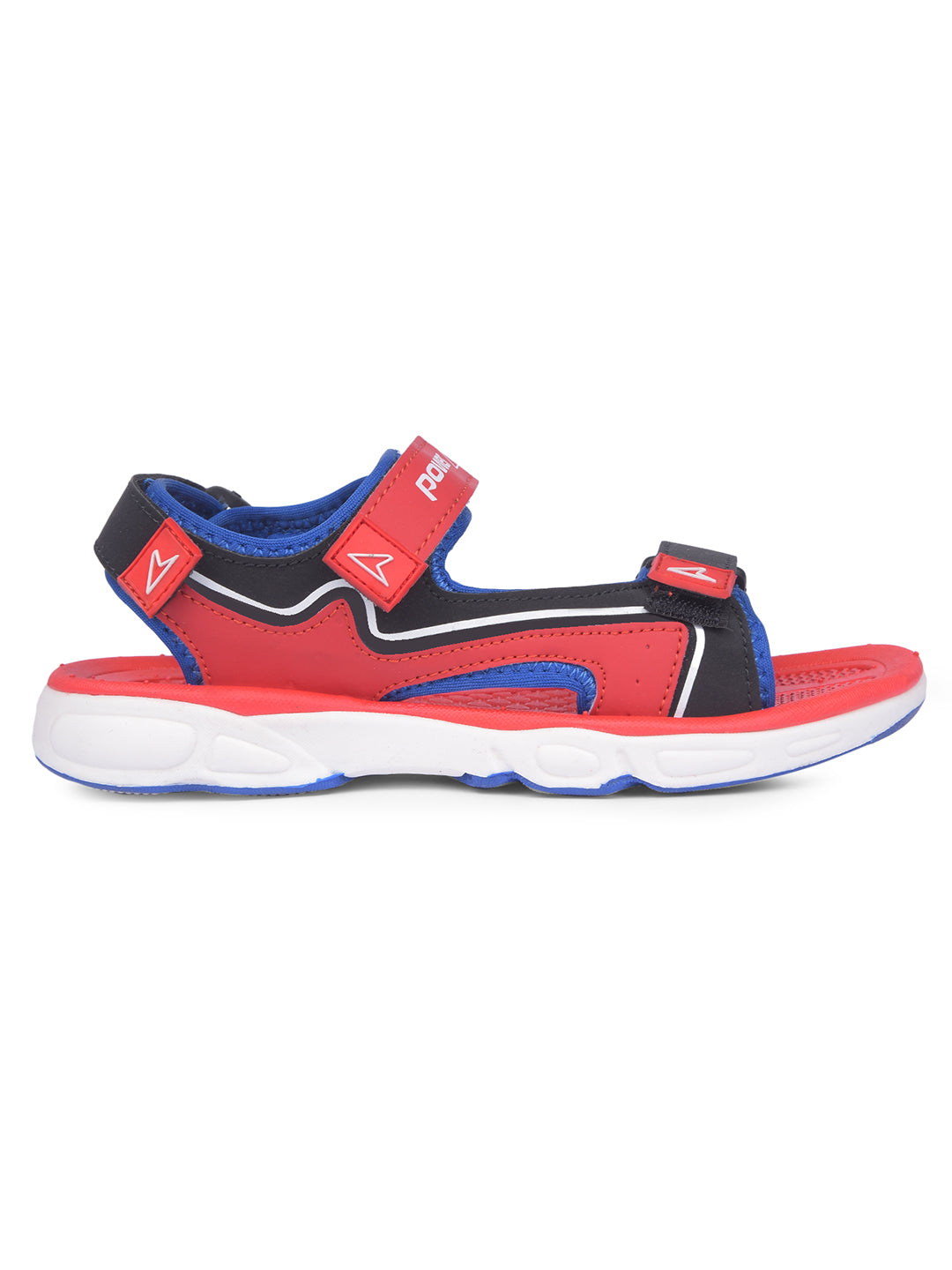 Power Boy's Blue Velcro Strap Sporty Sandal - Blue - View 2