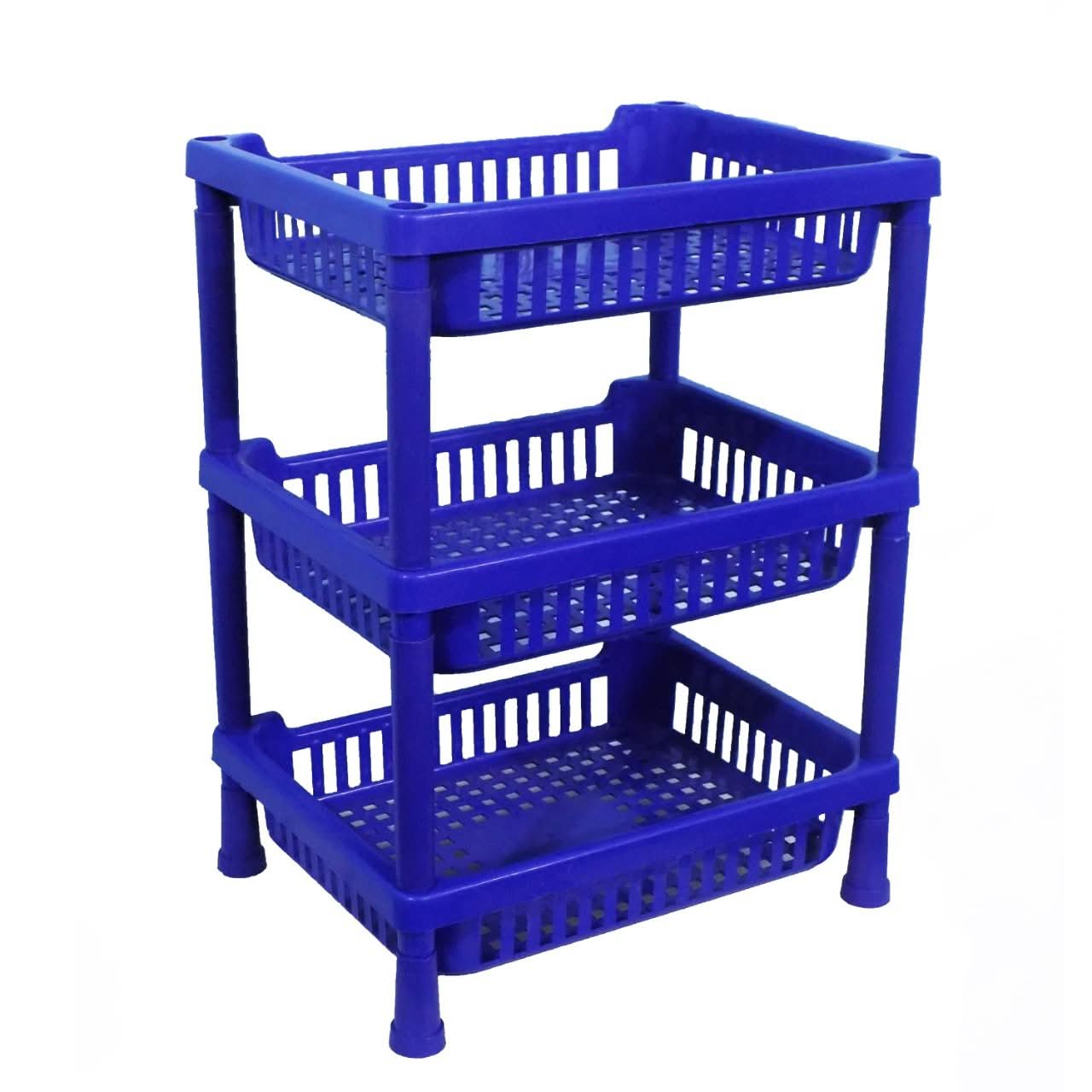 Multipurpose Plastic Storage Rack Organizer– 3-Piece Organizer Set