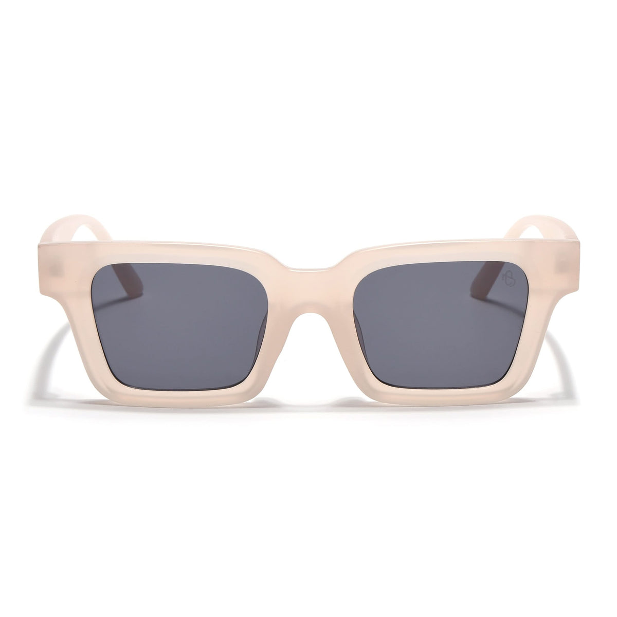 Eyejack Cream Square Sunglasses for Men and Women - view 4