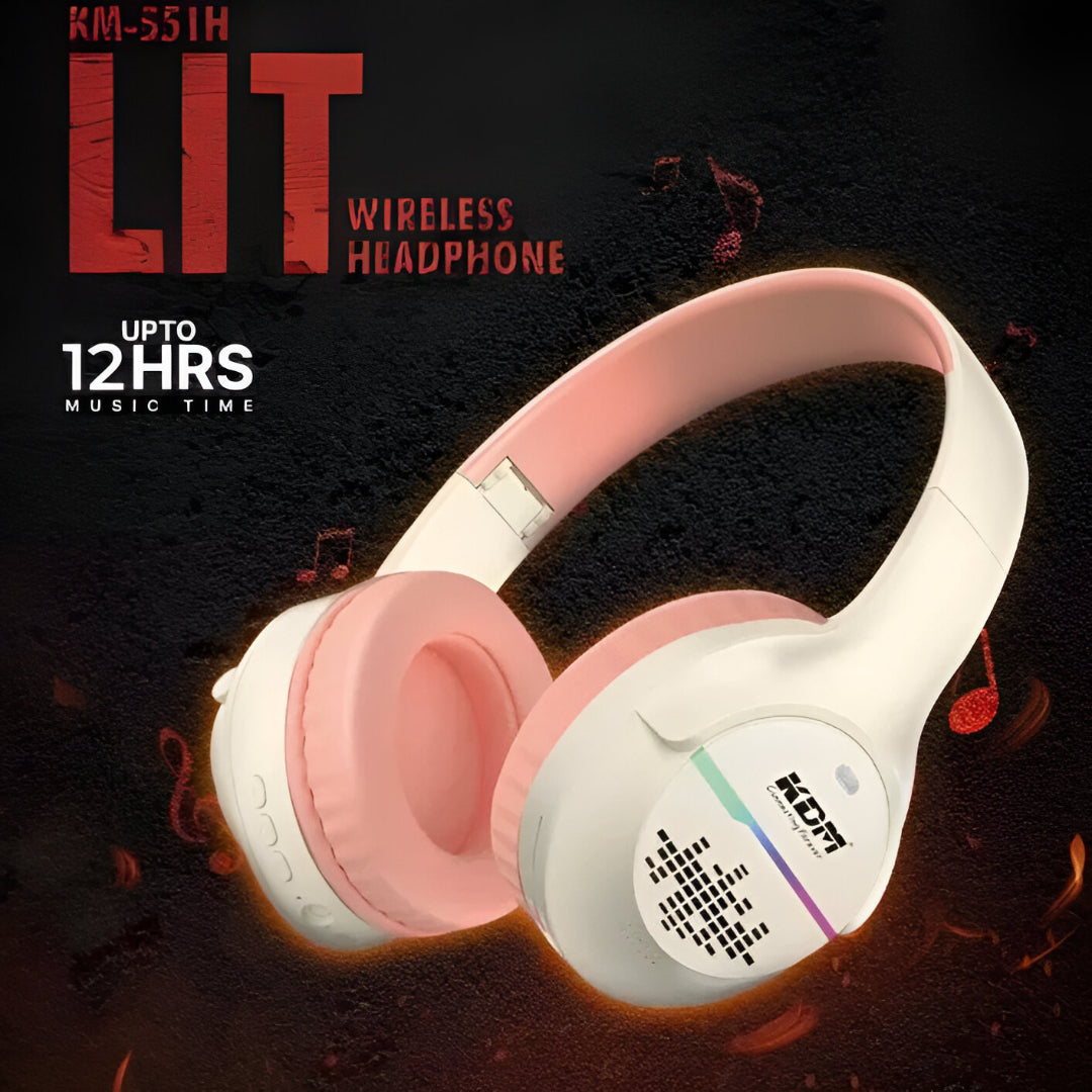 KDM-551H LIT Bluetooth Wireless Headphones