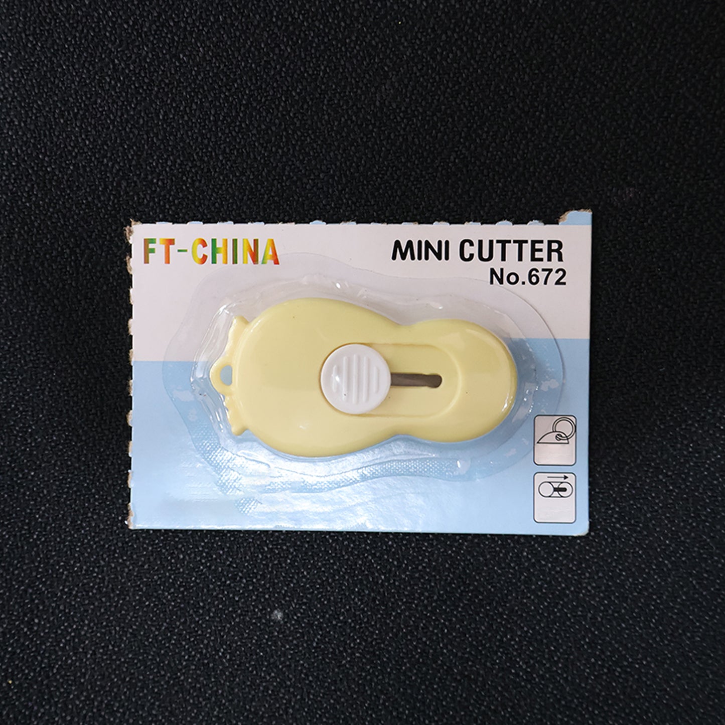 Compact Mini Safety Cutter With Retractable Blade - (1 Pc)