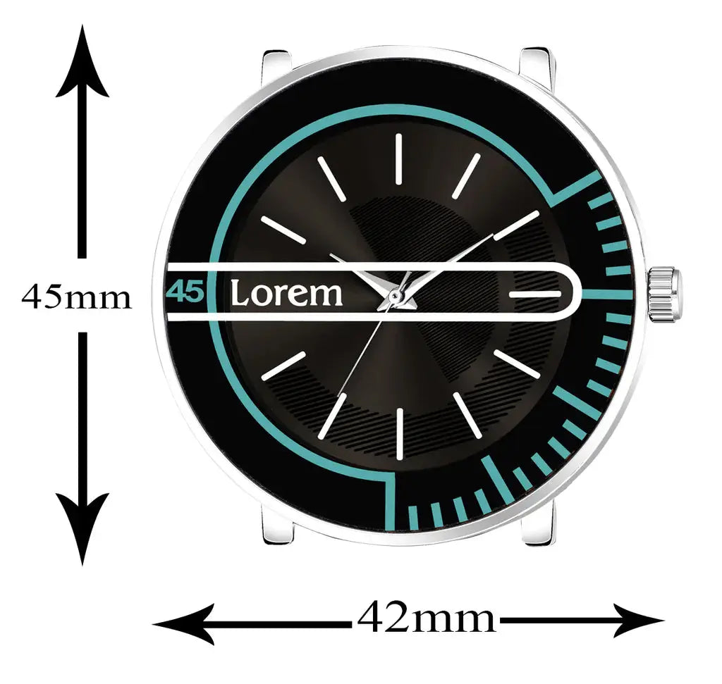 LOREM Multicolor Designer Case Analog Watch For Men LR72 LOREM