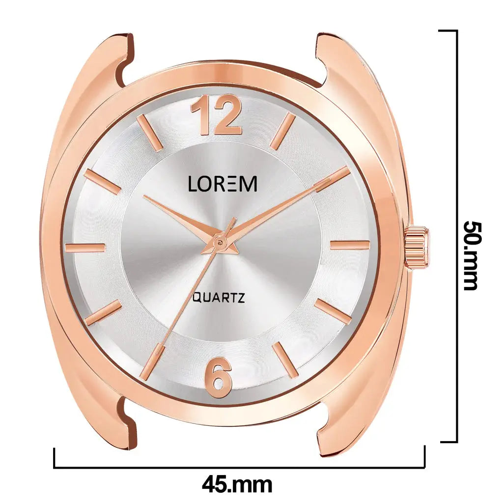 LOREM Silver Stylish Dial Analog Watch For Men LR78 LOREM