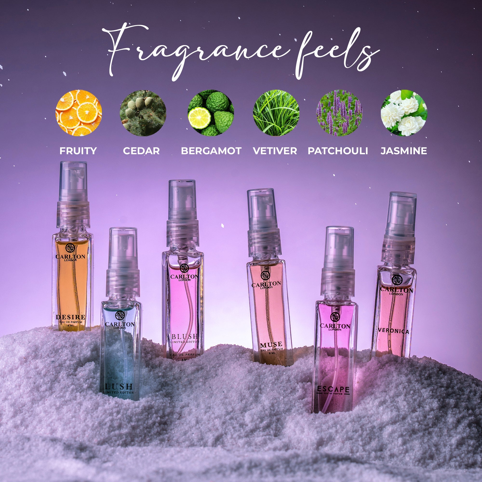 Ecstasy Eau De Parfum Gift Set of 6 - CLPLG011