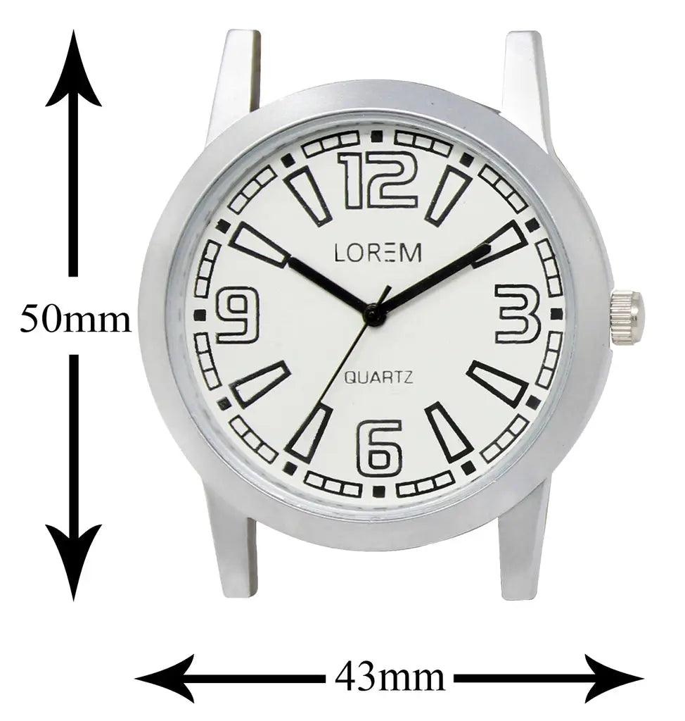 LOREM White Casual Analog Watch For Men LR15 LOREM