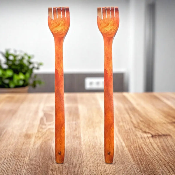 Santarms Massage Back Scratcher Strong Wooden itching Hand Stick (Pack of 2) Santarms