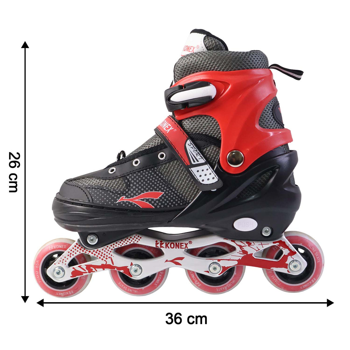 Professional Adjustable Inline Skates For Kids And Adults (Xl 1 Pair)