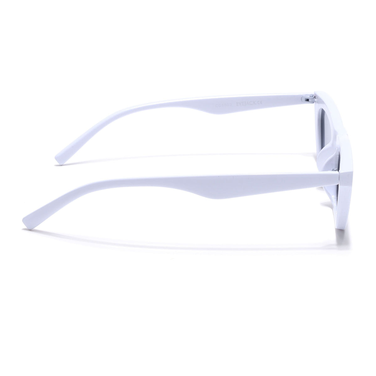 Eyejack White Cateye Sunglasses for Men and Women - Style 1229 - view 7