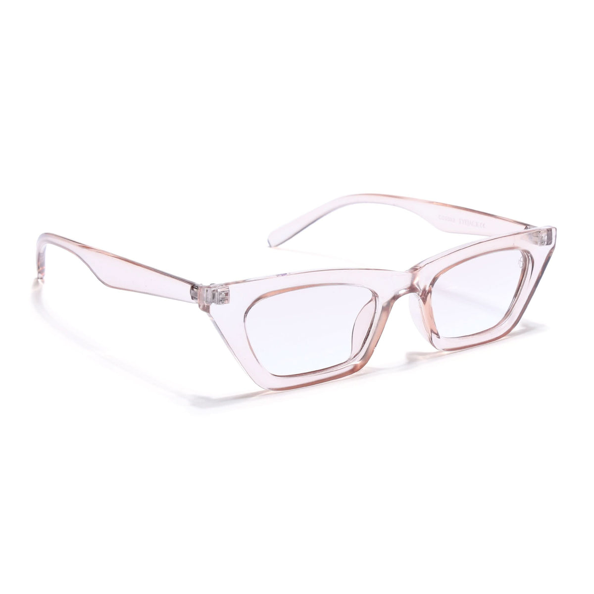 Eyejack Light Brown Cateye Sunglasses for Men and Women - Style 1231 - view 2