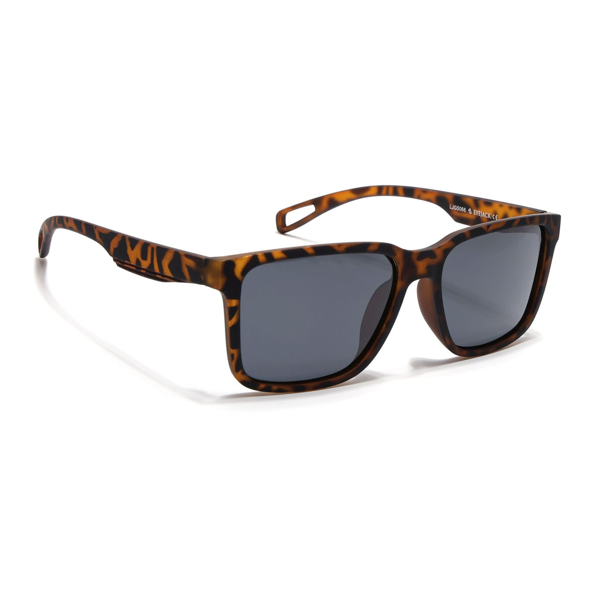 Eyejack Demi Brown Wayfarer Sunglasses for Men and Women - Style 1243 - view 2