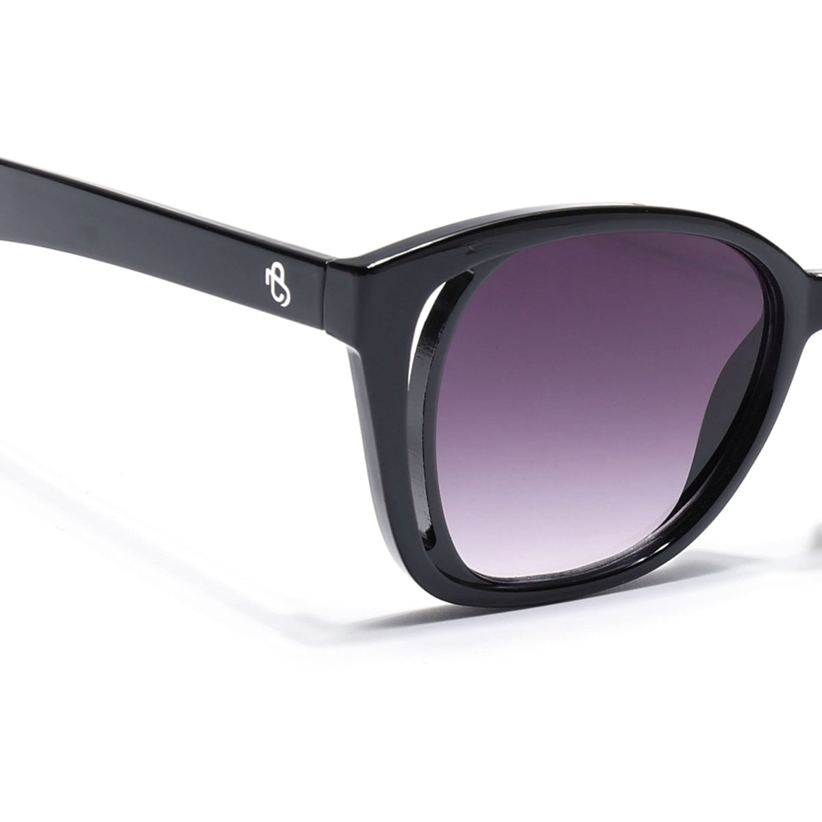 Eyejack Shine Black Round Sunglasses for Men and Women - Style 1218 - view 5