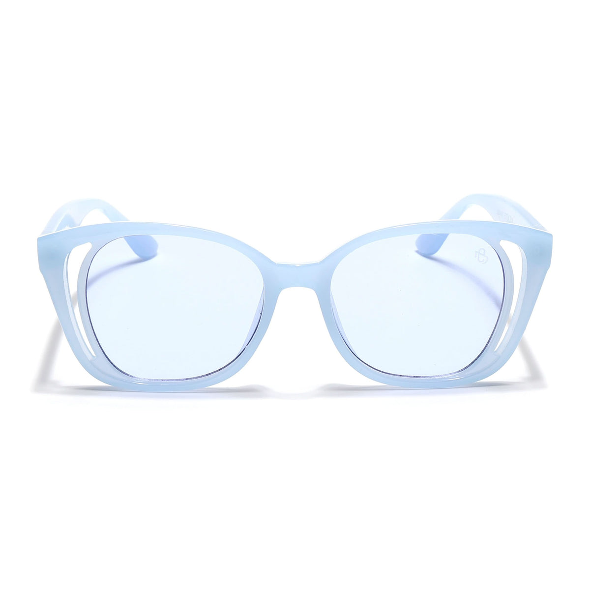 Eyejack Blue Round Sunglasses for Men and Women - Style 1221 - view 4