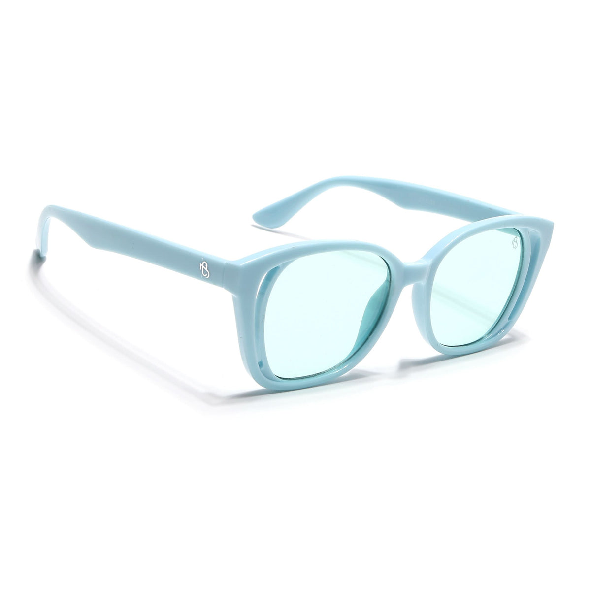 Eyejack Sea Blue Round Sunglasses for Men and Women - view 2