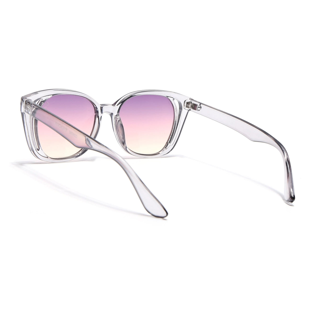 Eyejack Transparent Round Sunglasses for Men and Women - view 6