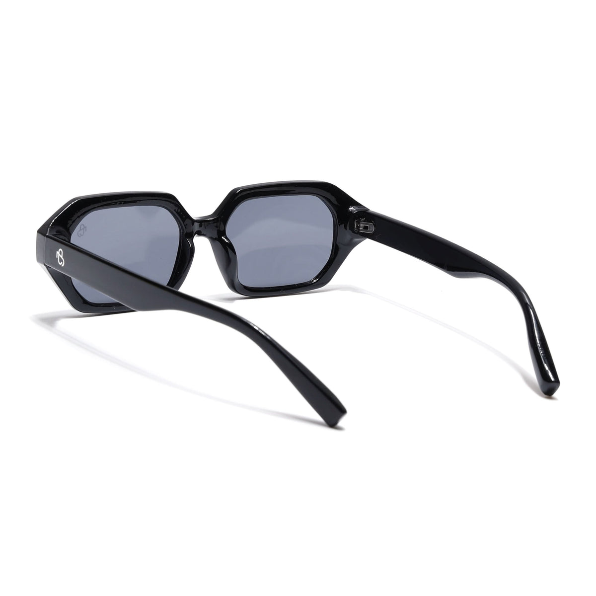 Eyejack Black Square Sunglasses for Men and Women - Style 1254 - view 6