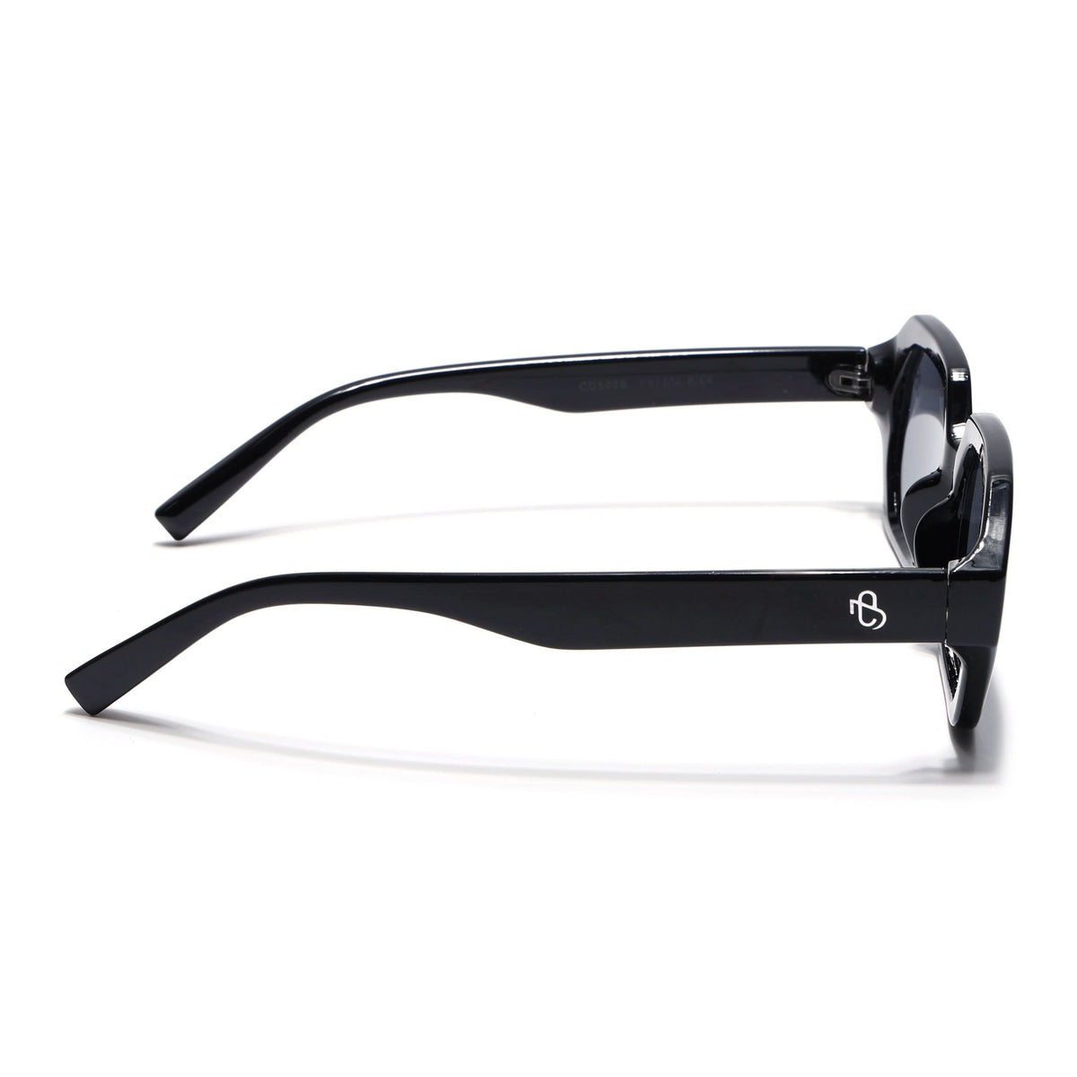 Eyejack Black Square Sunglasses for Men and Women - Style 1254 - view 7
