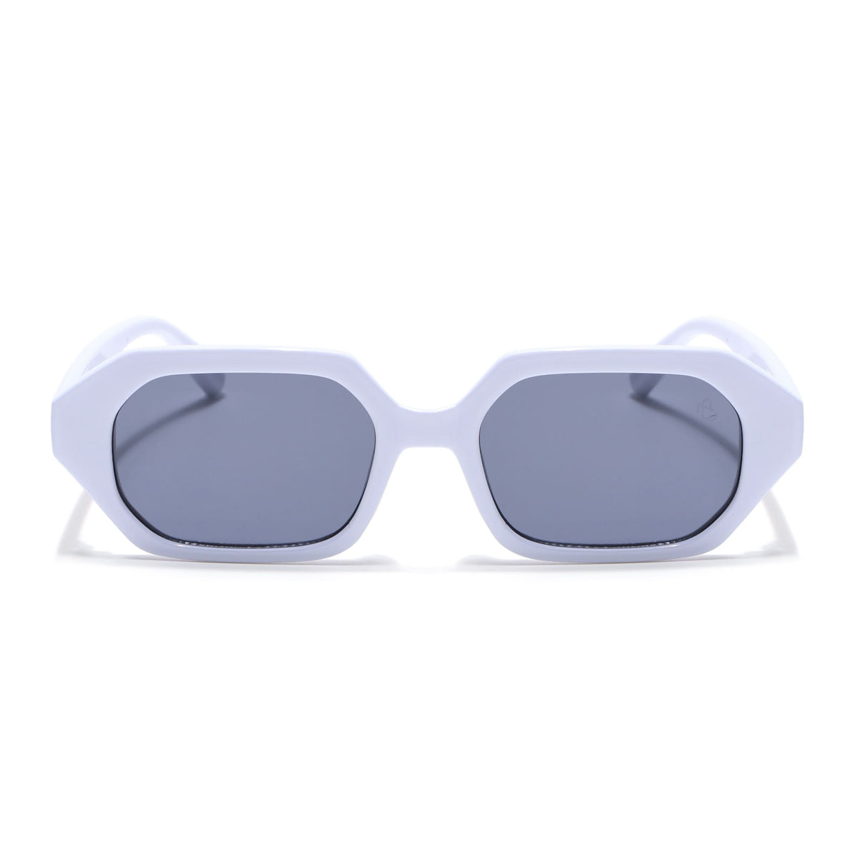 Eyejack White Square Sunglasses for Men and Women - view 4