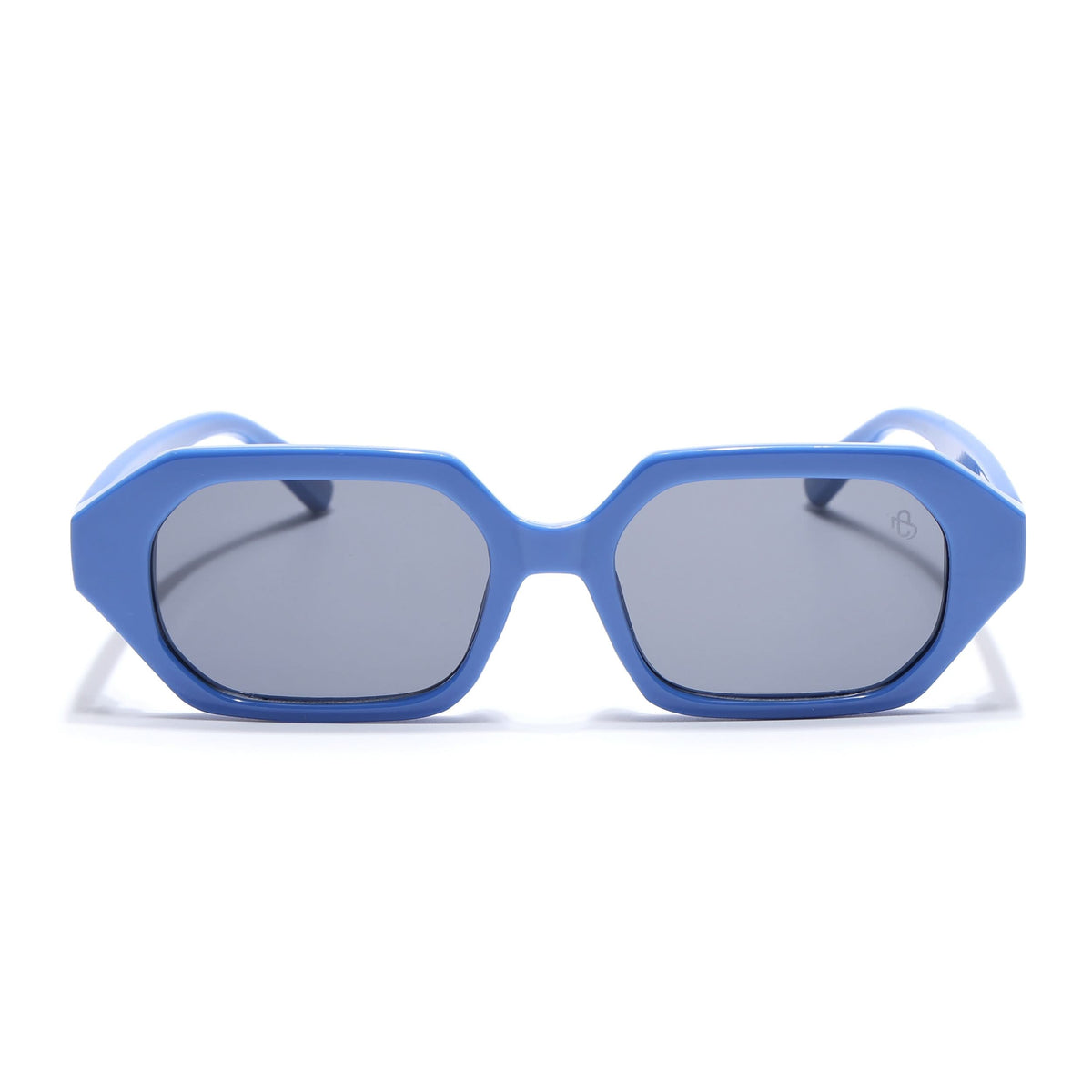 Eyejack Blue Square Sunglasses for Men and Women - Style 1256 - view 4