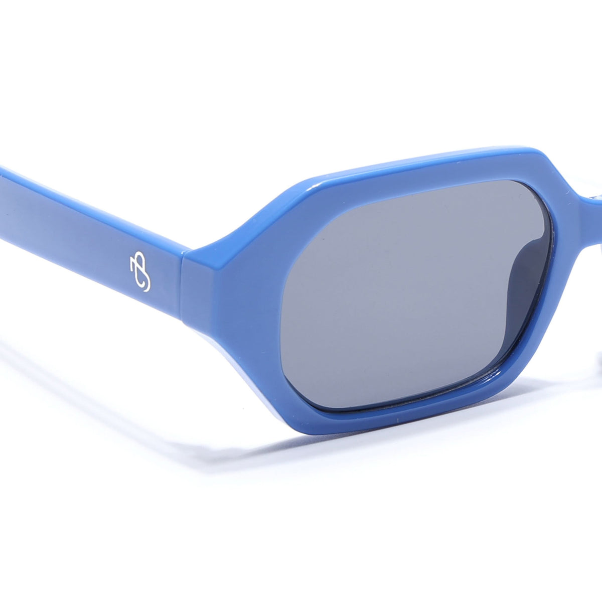 Eyejack Blue Square Sunglasses for Men and Women - Style 1256 - view 5