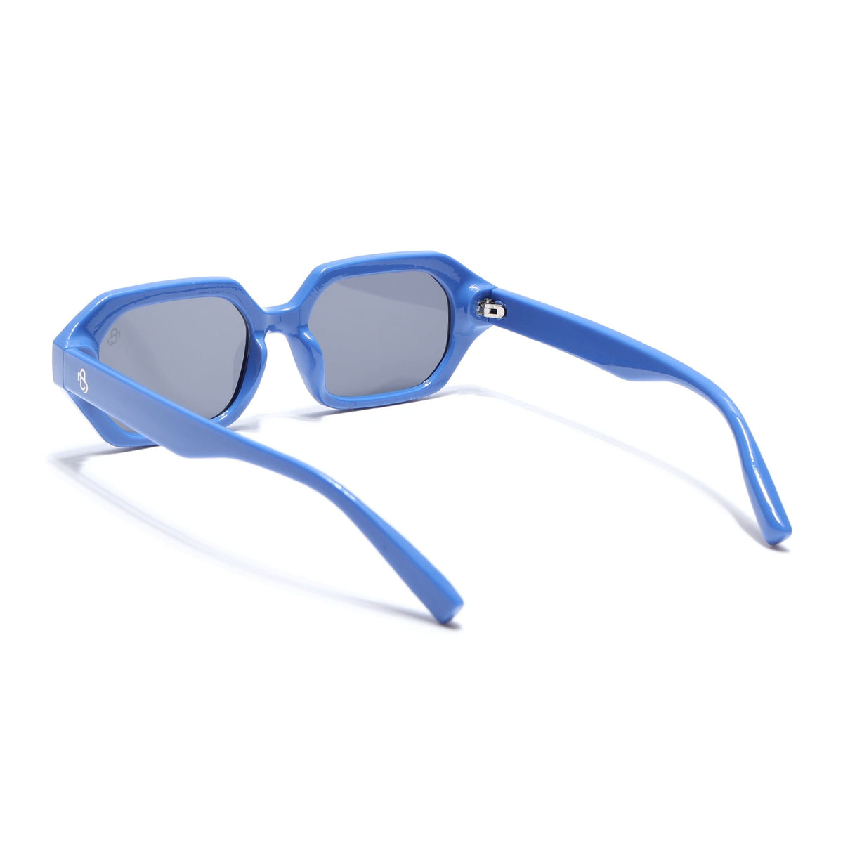 Eyejack Blue Square Sunglasses for Men and Women - Style 1256 - view 6