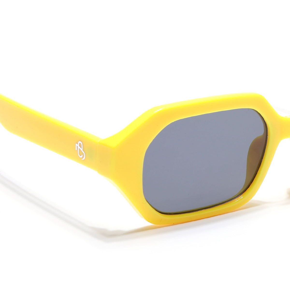Eyejack Yellow Square Sunglasses for Men and Women - view 5