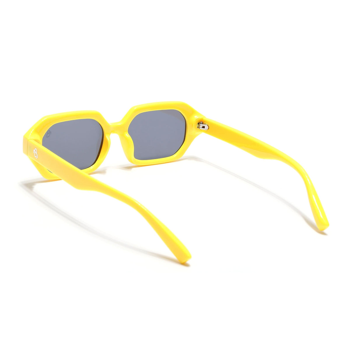 Eyejack Yellow Square Sunglasses for Men and Women - view 6