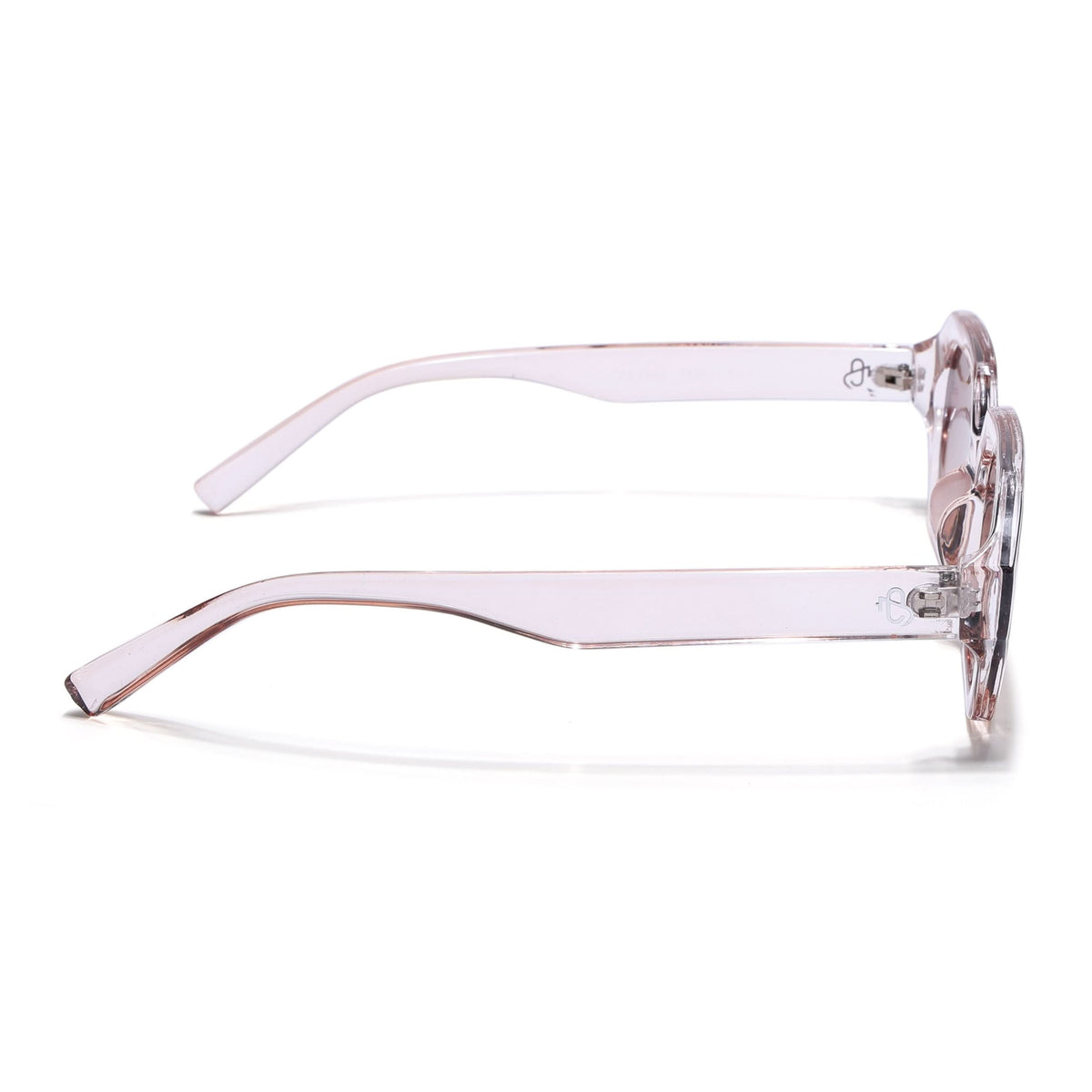 Eyejack Light Pink Square Sunglasses for Men and Women - view 7