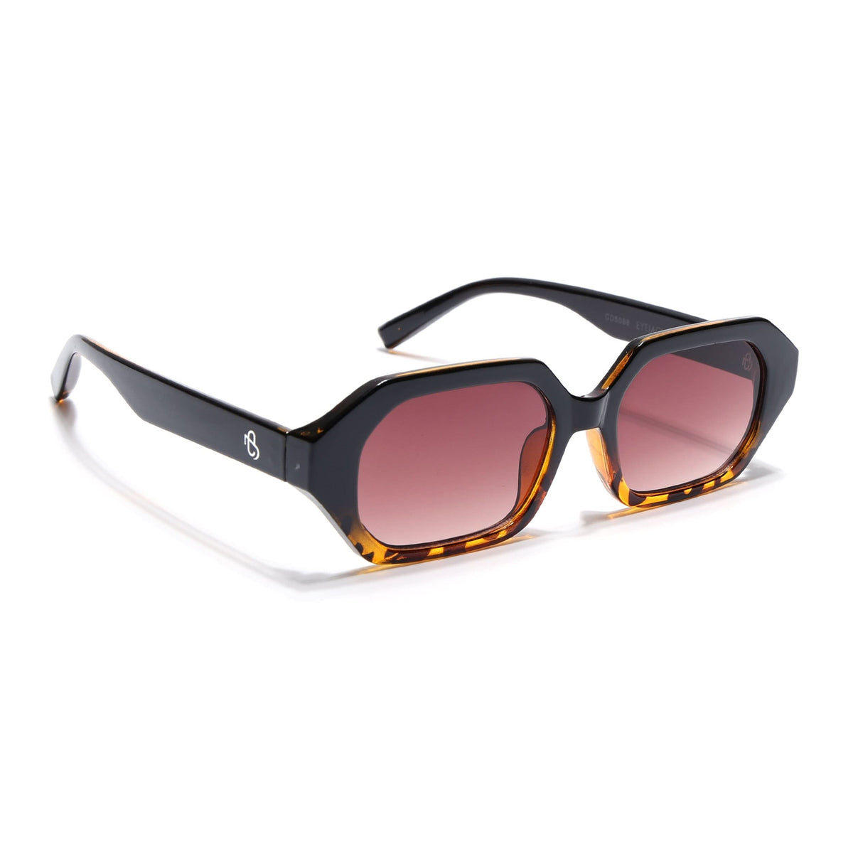 Eyejack Demi Brown Square Sunglasses for Men and Women - Style 1260 - view 2