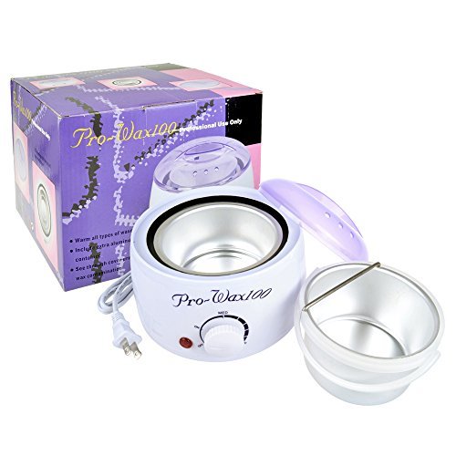 PRO-WAX 100 Hot Wax Heater/Warmer for Hard Strip Waxing – 400 ml, White