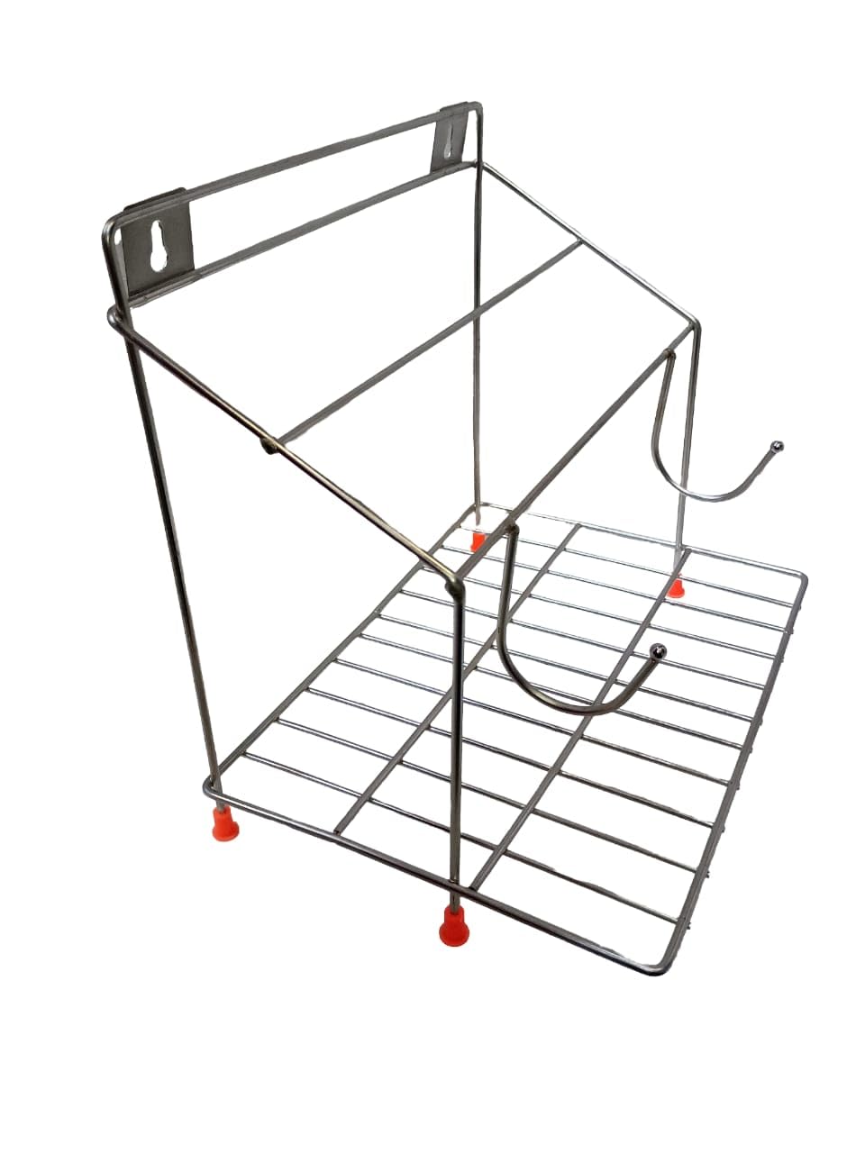 Stainless Steel Chakla Belan Stand, Multipurpose Kitchen Rack with Shelves