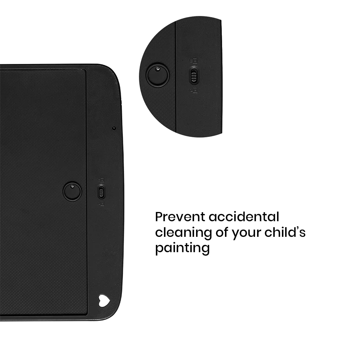 Portronics Ruffpad 12M Re-Writable LCD Writing Pad (Black)