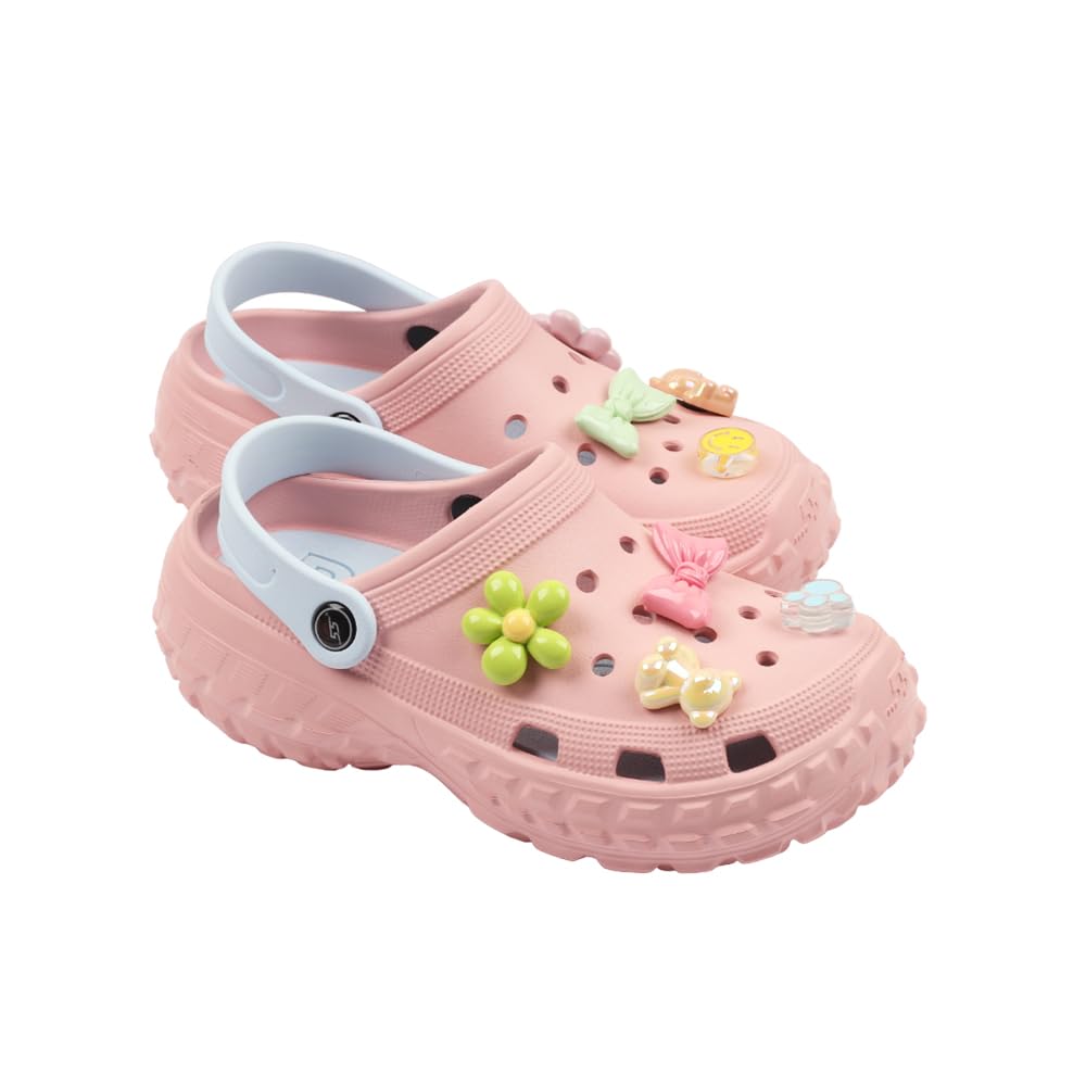 Indifeet Casual Waterproof Clog Shoes for Women - Pink - Image 21