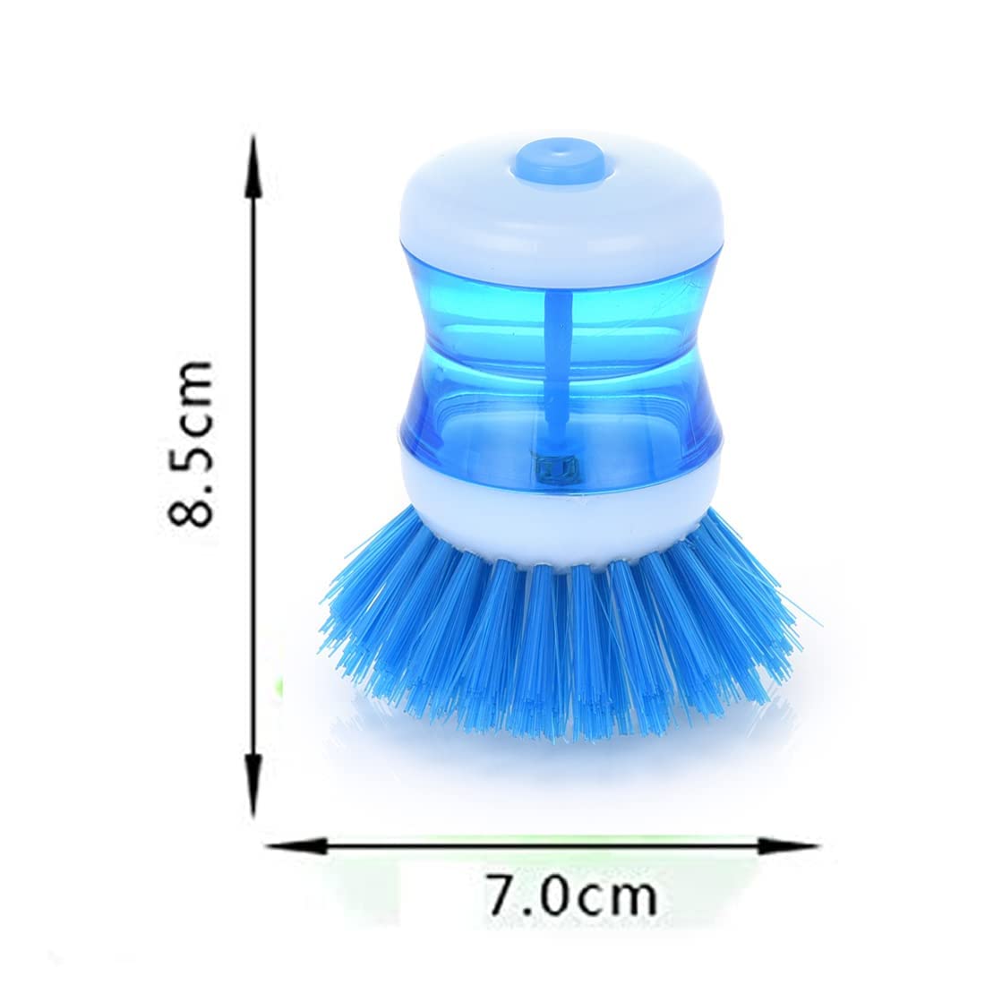 Premium Plastic Cleaning Brush with Built-in Liquid Soap Dispenser INDU FANCY