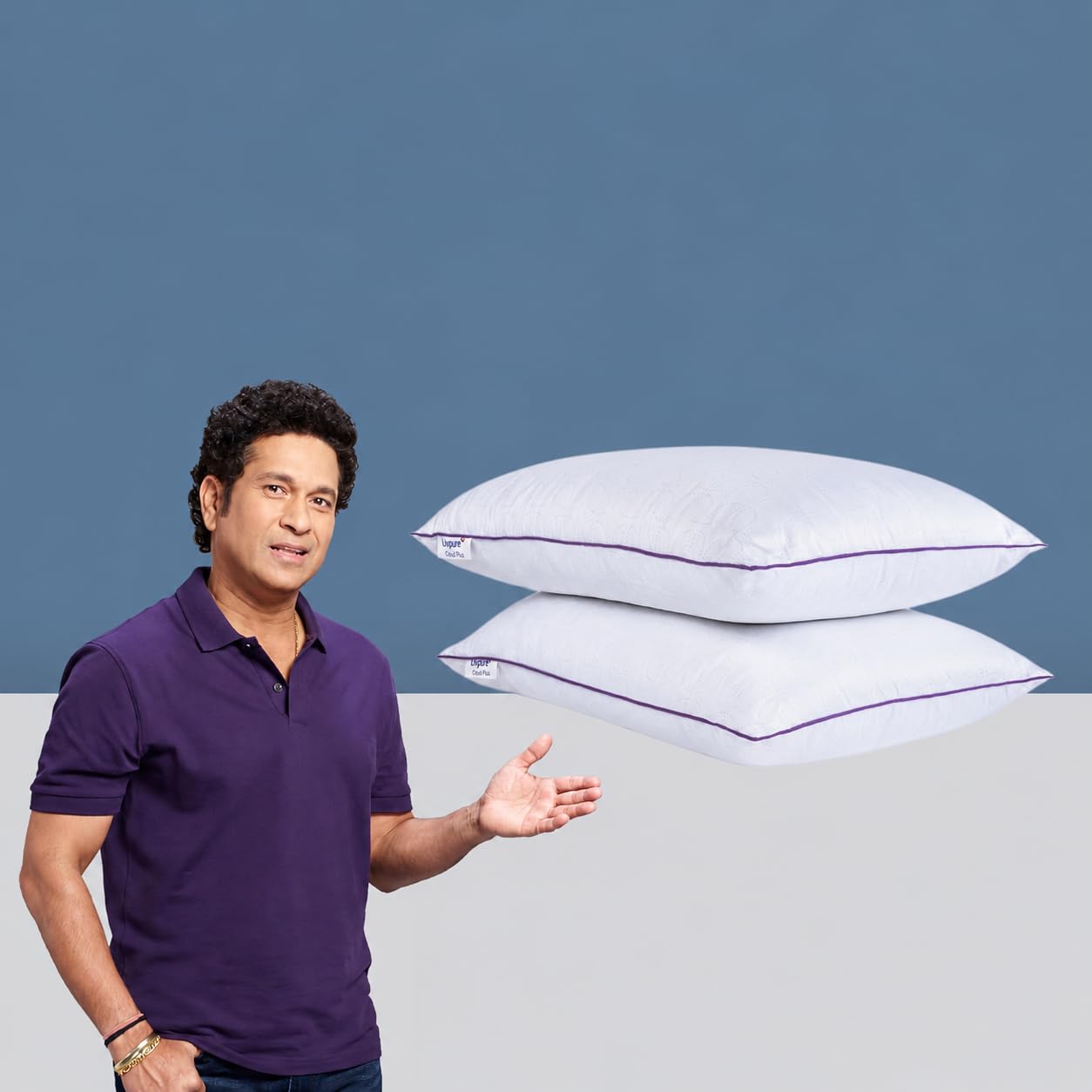 Livpure Smart Cloud Plus Premium Fiber Pillow – Extra Plush Memory Fiber Bed Pillow, White (Pack of 2)