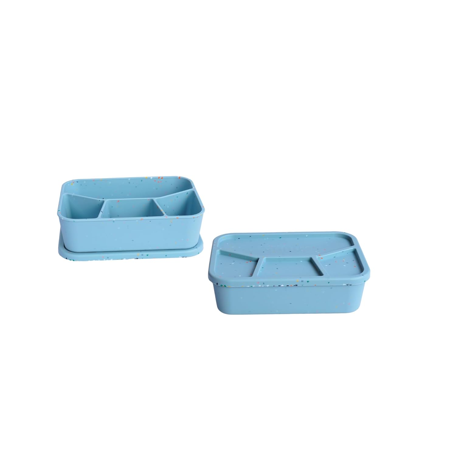 Essential+ Lunch Box Tiffin – 4-Compartment, Leak Proof Bento Snack Lunchbox