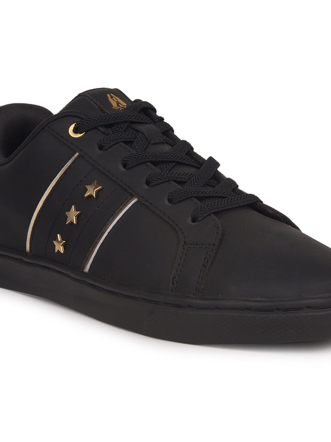 Hush Puppies Women Black Casual Lace-up Sneaker - Black - View 5