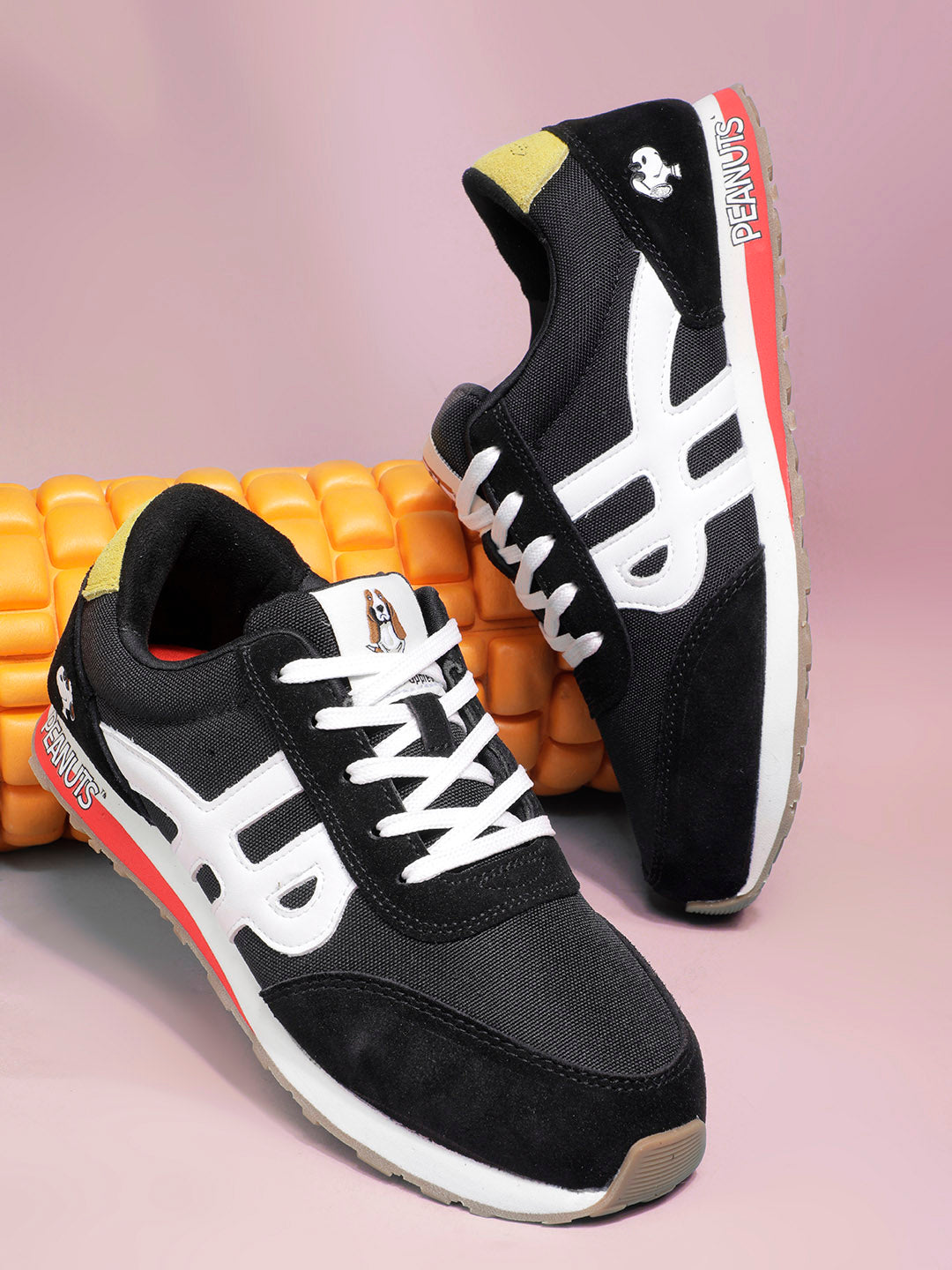 Hush Puppies Women Black Casual Lace-up Sneaker - Black - View 6