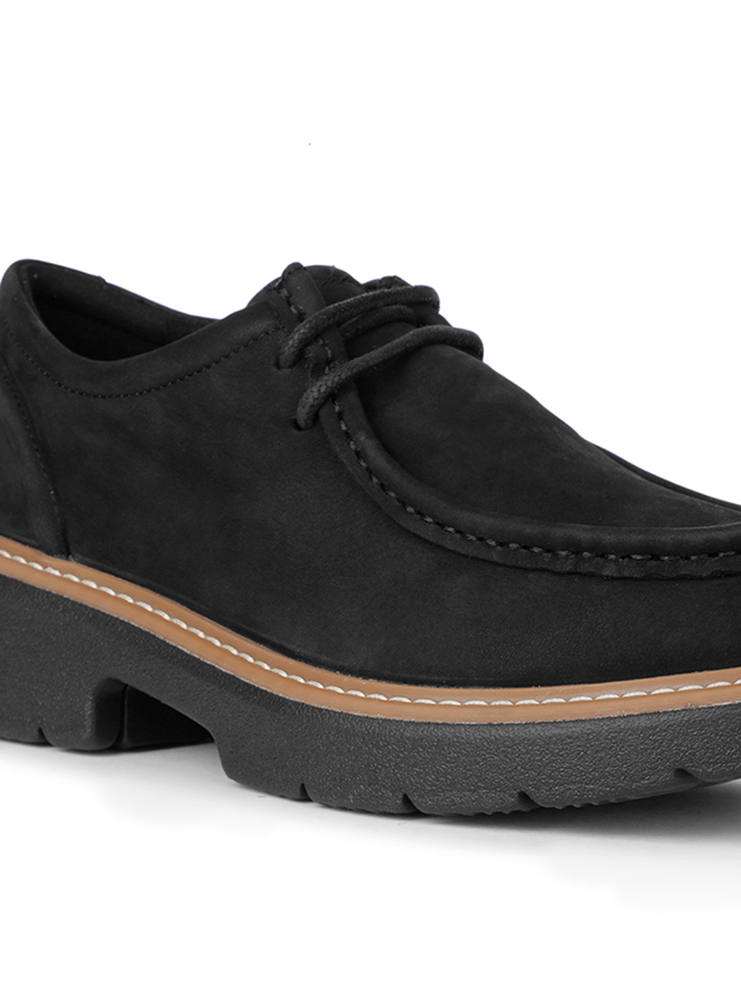 Hush Puppies Women Black Casual Lace-up Shoes - Black - View 5