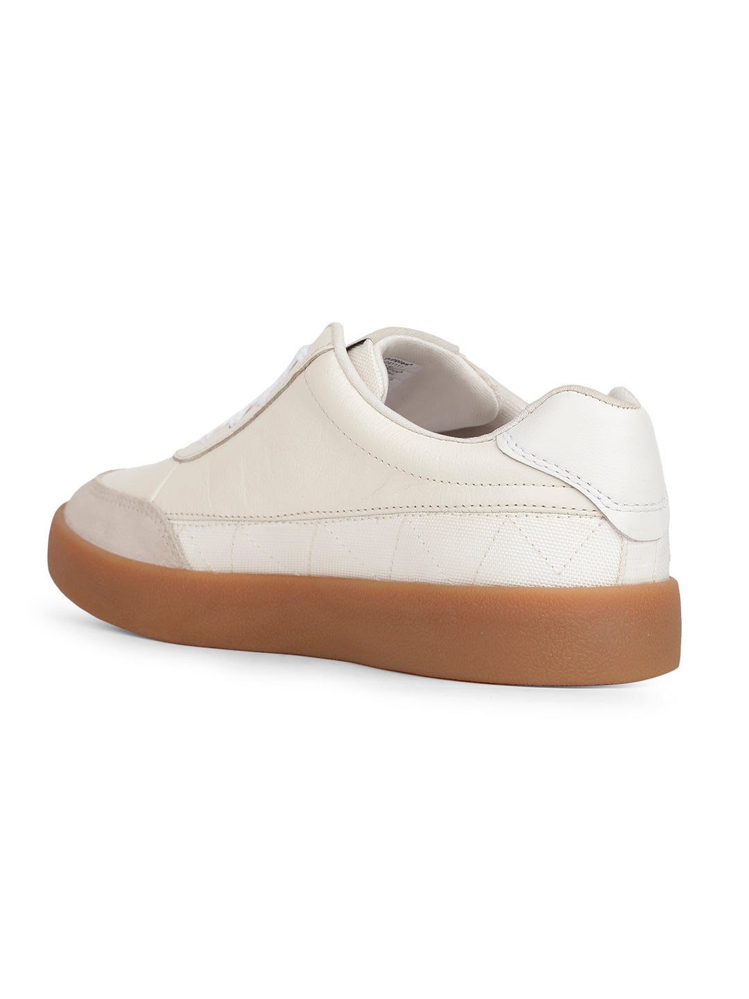 Hush Puppies Women Off White Casual Lace-up Sneaker - Off White - View 3
