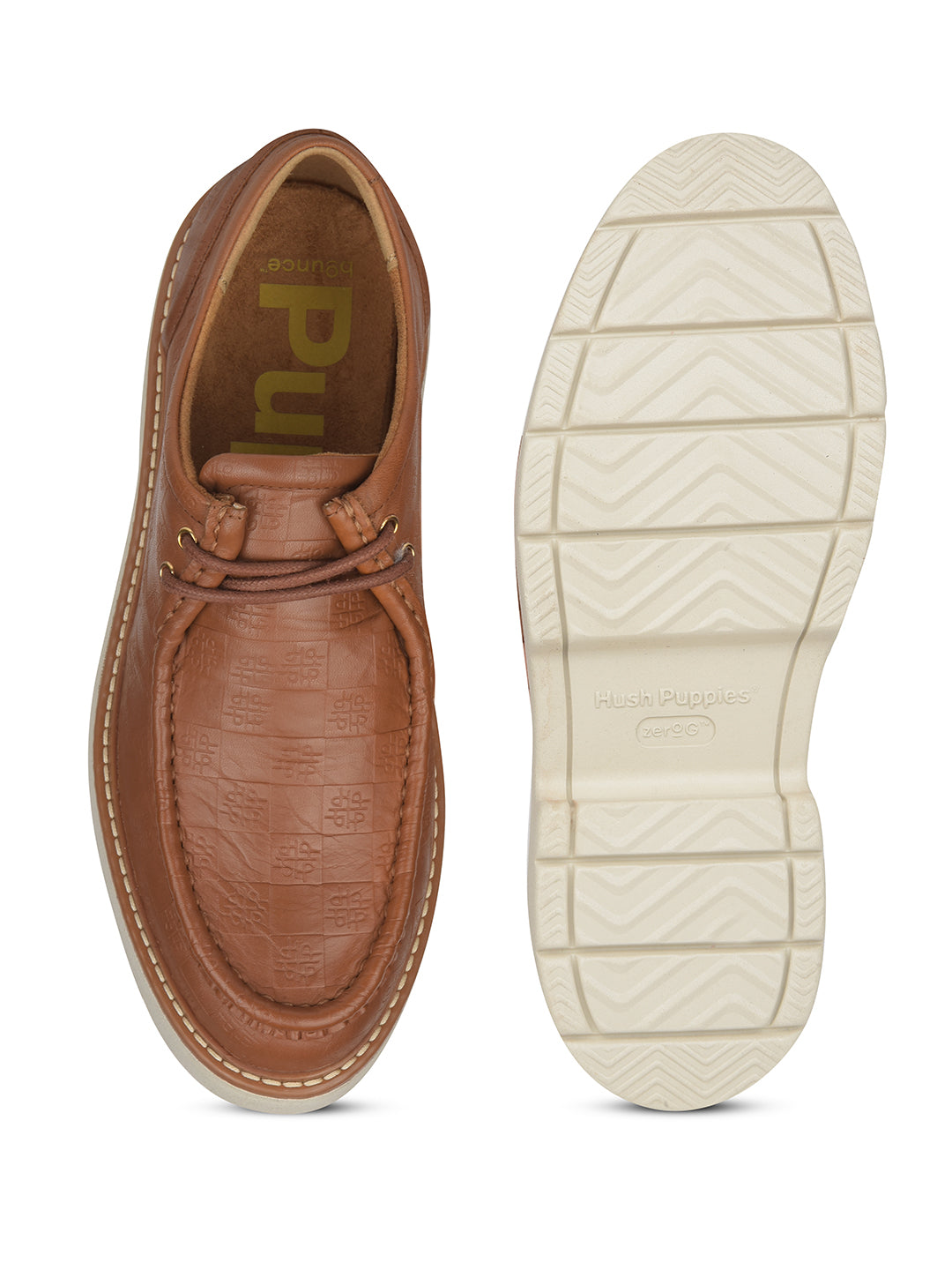 Hush Puppies Women Tan Casual Lace-up Shoes - Tan - View 4