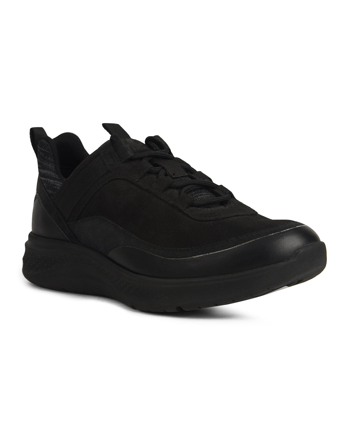 Hush Puppies Women Black Casual Lace-up Shoes - Black - View 1