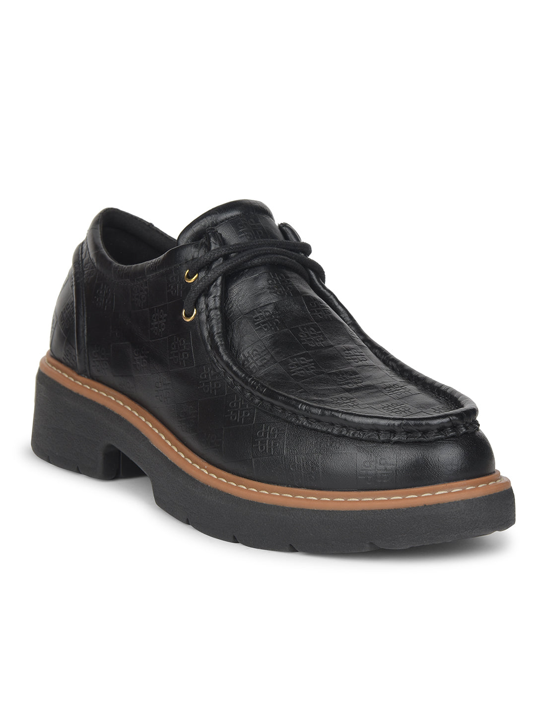 Hush Puppies Women Black Casual Lace-up Shoes - Black - View 1